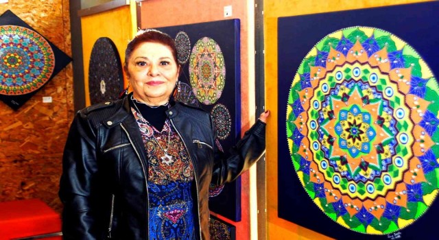 Fethiyede Mandala Ve Taş Boyama sergisi açıldı