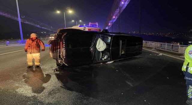 FSM Köprüsünde zincirleme kaza: 3 yaralı