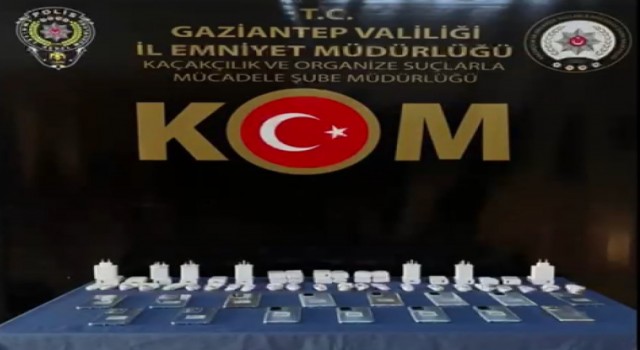 Gaziantepte kaçak makaron ve cep telefonu operasyonu: 3 gözaltı