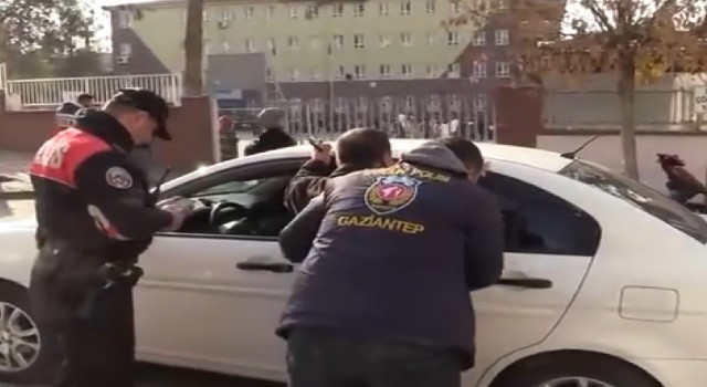 Gaziantepte okul çevrelerinde huzur-güven uygulaması yapıldı