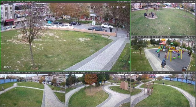 Gaziosmanpaşada parklar 24 saat boyunca izleniyor