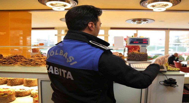 Gölbaşında yıl başı denetimi