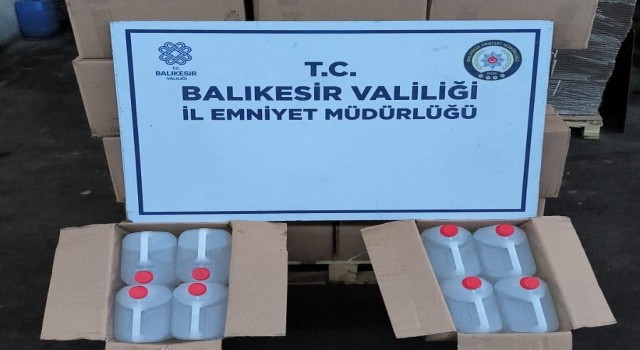 Gönende sahte içki operasyonu