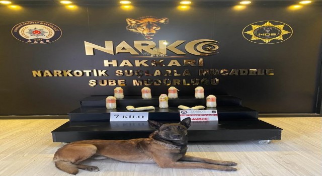 Hakkaride 7 kilo metamfetamin ele geçirildi