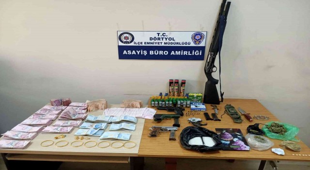 Hatayda uyuşturucu operasyonu: 8 gözaltı