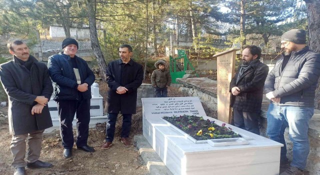 Hattat ve Müderris Muhiddin Tanırın mezarı bulunarak restore edildi
