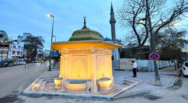 Haydar Çavuş Çeşmesi, ihtişamlı görüntüsüne kavuştu
