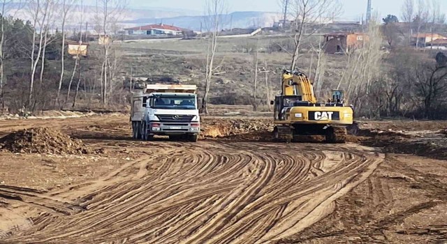 Hisarcık-Gediz karayolunda hummalı çalışma