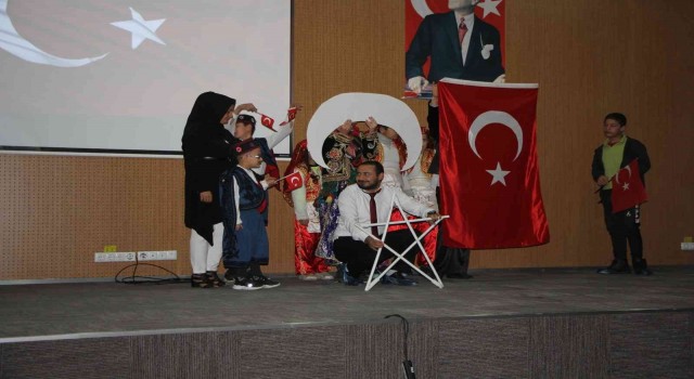Hisarcıkta engelli öğrencilerin gösterileri büyük beğeni topladı