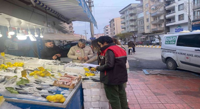Iğdırda balık satışı yapan işyerleri denetlendi