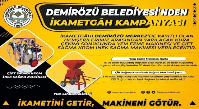 İkametgahını al makinanı götür
