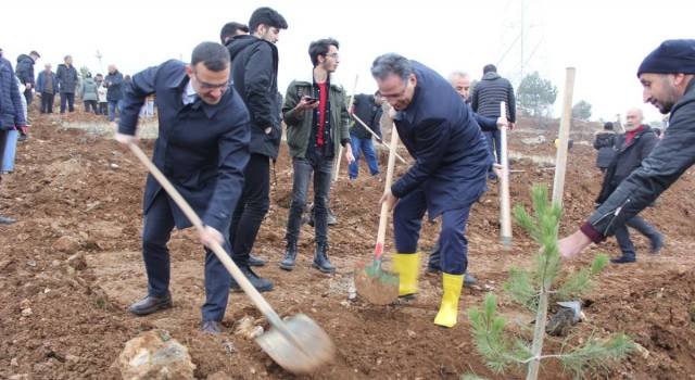 İnönü Üniversitesinde bin fidan toprakla buluşturuldu