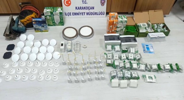 İnşaat malzemesi çalan şüpheli tutuklandı