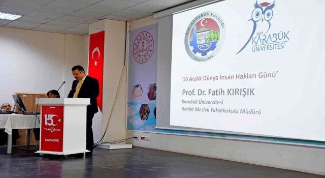 İnsan hakları ile ilgili konferans düzenlendi