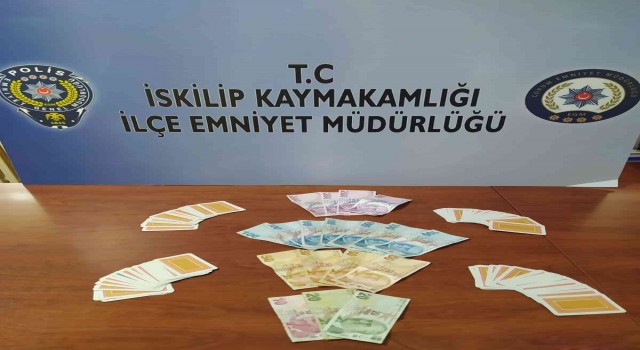 İskilipte kumar operasyonu