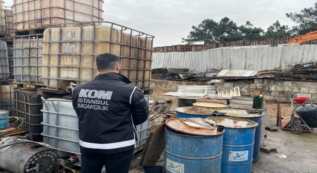 İstanbulda 10 numara yağ operasyonu: 16 gözaltı