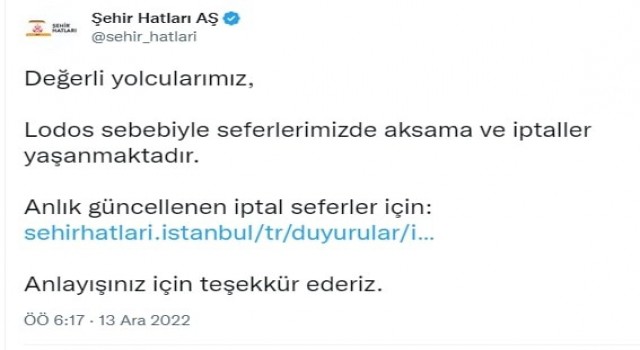 İstanbulda şiddetli lodos vapur seferlerini aksattı