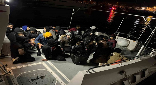 İzmirde 101 göçmen kurtarıldı