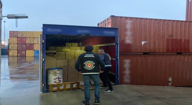 İzmirde 4 milyon doldurulmuş kaçak sigara ele geçirildi