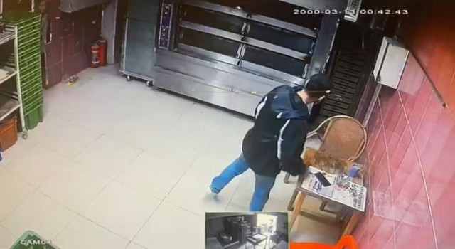 İzmirde telefon hırsızlığı güvenlik kamerasına yansıdı
