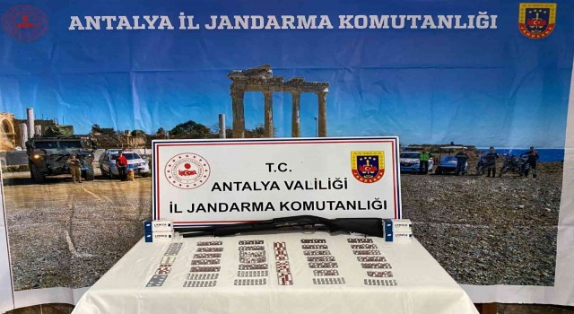 Jandarma ekipleri 528 adet uyuşturucu hap ele geçirdi