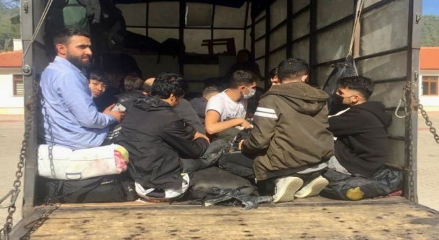 Jandarma Muğlada Kasım ayında 887 düzensiz göçmen yakaladı