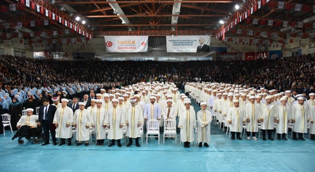 Kahramanmaraşta 600 hafız için icazet merasimi yapıldı