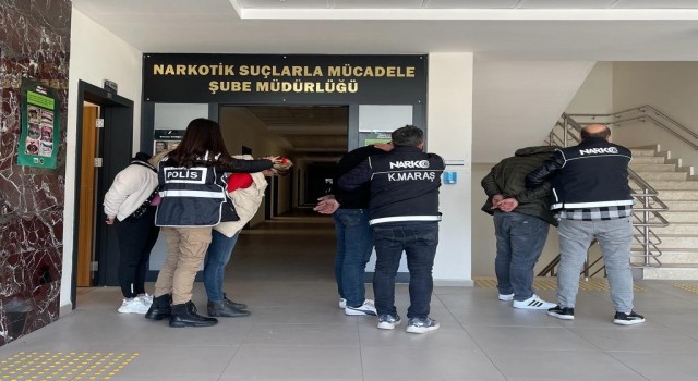 Kahramanmaraşta uyuşturucuya 4 tutuklama