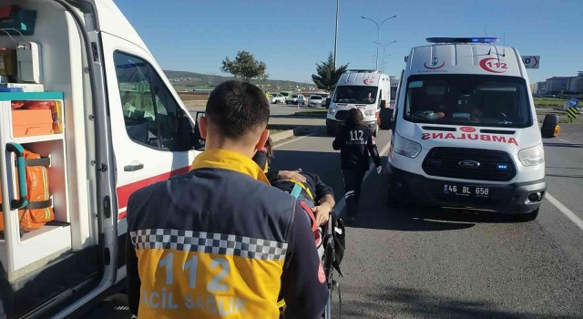 Kahramanmaraştaki kazada 12 kişi yaralandı
