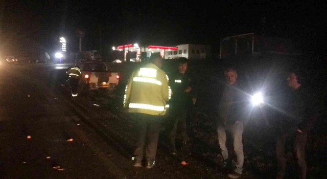 Kamyonetin çarptığı yaya ağır yaralandı