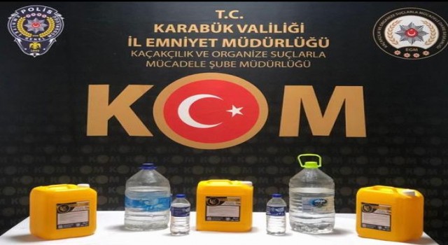 Karabükte kaçakçılık operasyonu