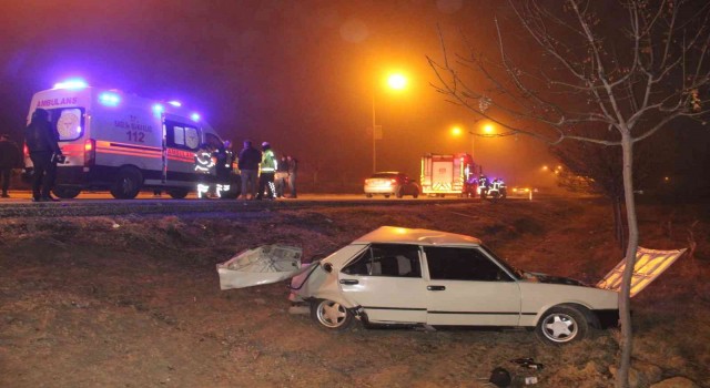 Karamanda yoğun sis kazaya neden oldu: 1 ölü, 2 yaralı