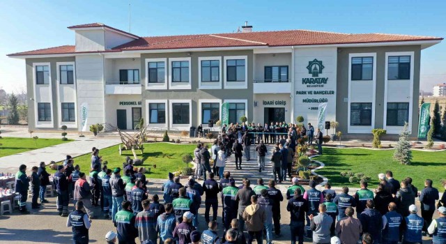 Karataya yeni Park ve Bahçeler Müdürlüğü yeni hizmet binası