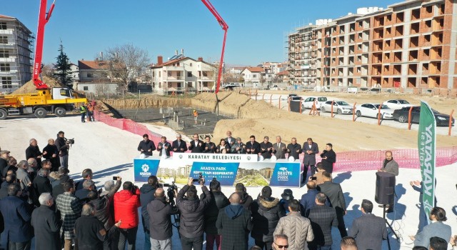 Karatayda Akasya Park Konut Yapı Kooperatifinin temeli atıldı