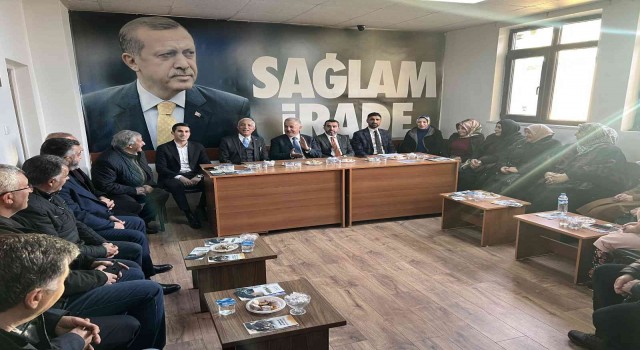 Kars Milletvekilleri Arslan ve Kılıç, Sarıkamışta ziyarette bulundu