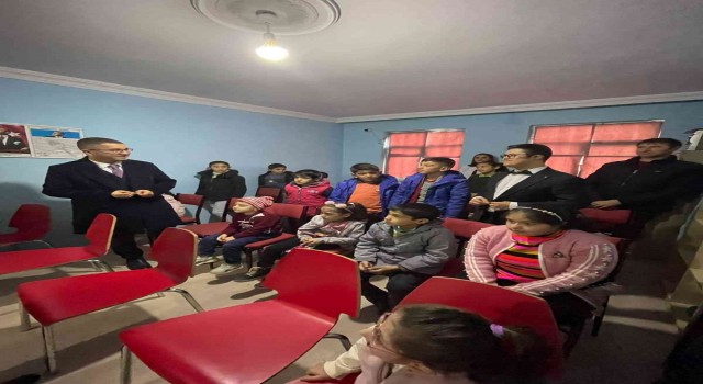 Kaymakam Daştantan özel öğrencilere anlamlı ziyaret