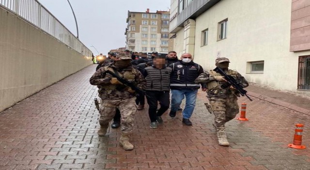 Kayseride Özel Harekat destekli Kökünü Kurutma Operasyonu