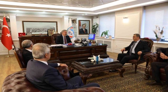 KAYSO ve OSB Başkanlarından, Başkan Mustafa Palancıoğluna ziyaret