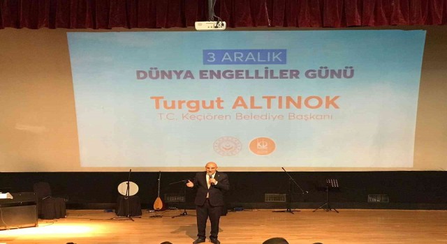 Keçiörende Engelliler Gününe özel etkinlik düzenlendi