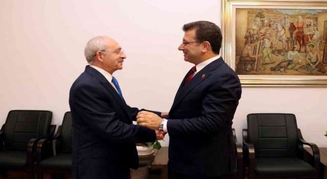 Kemal Kılıçdaroğlu, Ekrem İmamoğlunu kabul etti