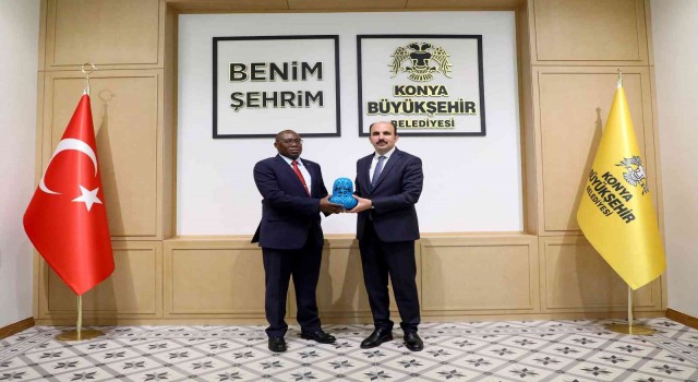 Kenya Büyükelçisi Boiyo ile Başkan Altay bir araya geldi