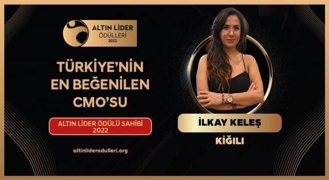 Kiğılı CMOsu İlkay Keleşe “Altın Lider” ödülü
