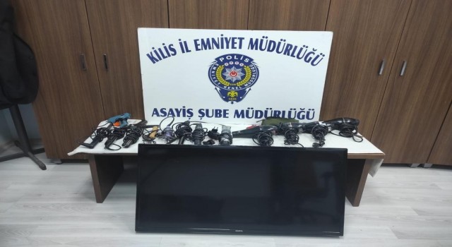 Kiliste 6 ayrı hırsızlık olayına karışan şüpheliler yakalandı