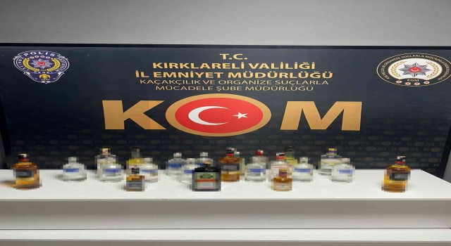 Kırklarelide kaçak içki denetimi