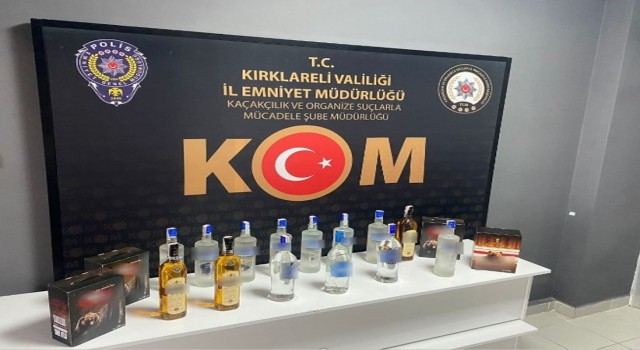 Kırklarelinde sahte içki operasyonu: 2 gözaltı