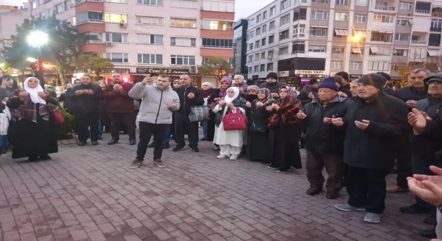 Kırklarelinde umre yolcuları dualarla uğurlandı