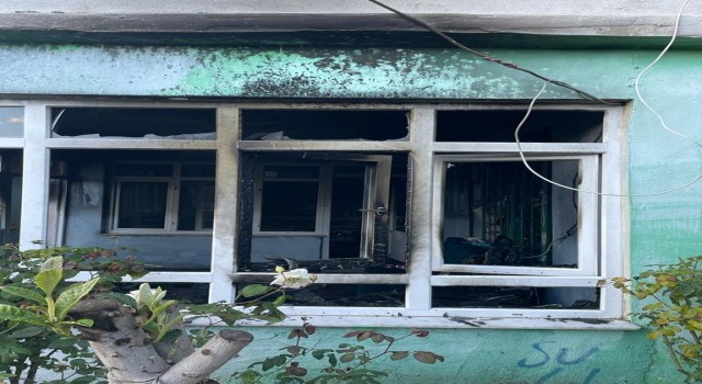 Kısa devre yapan televizyon yangına sebep oldu