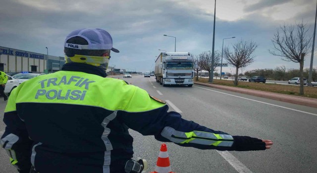 Konyada kış lastiği denetimleri başladı