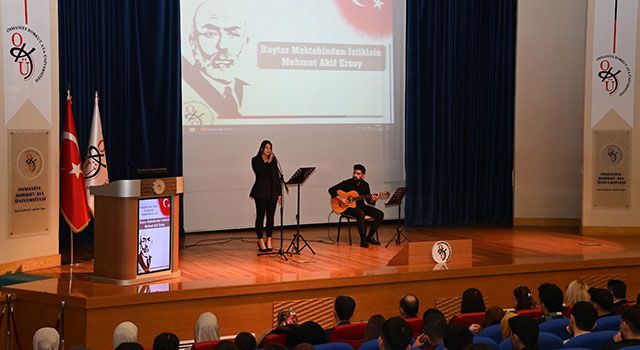 Korkut Ata Üniversitesi’nde İstiklal Marşı ve Mehmet Akif Ersoy konuşuldu