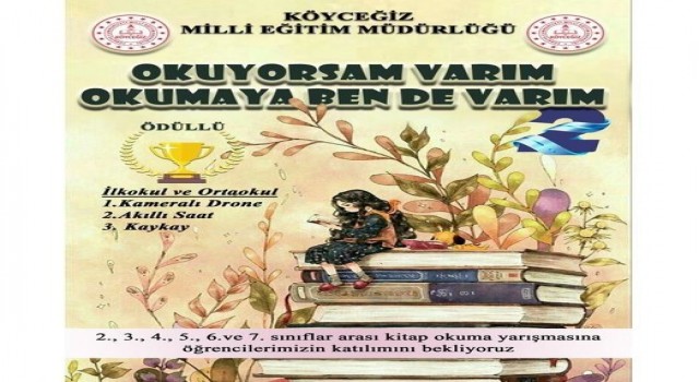 Köyceğizde öğrenciler arasında kitap okuma yarışması düzenlendi